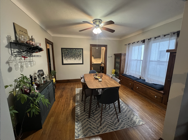 Dining room, view from living room - 2031 Richland Ave