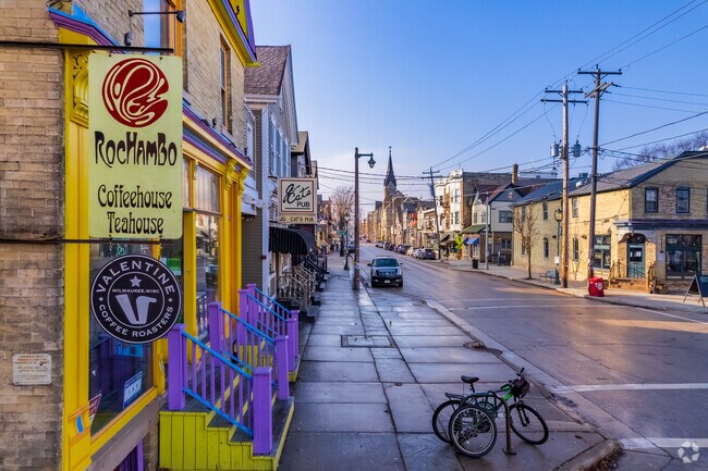 Rochambo is a popular cafe on Brady Street in the Lower East Side.