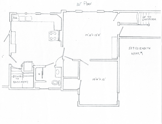 1.º piso - 529 Elizabeth St