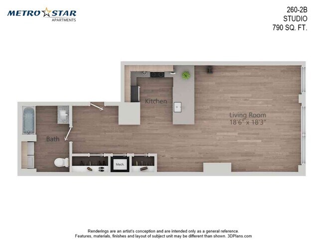 Interior Photo - Metro on Crown