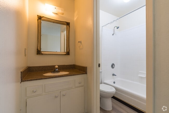 3BR, 1.5BA - 1,400SF - Bathroom - South Park Village Apartments