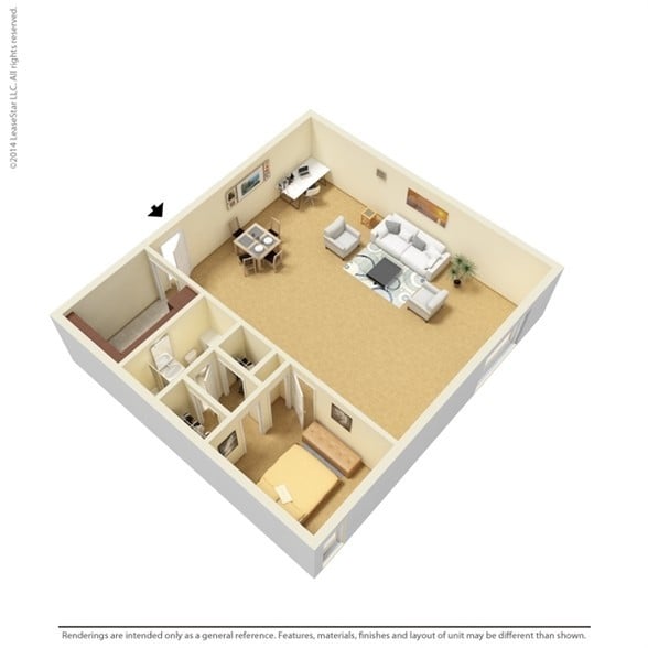 Crystal Tower – 1 Bed 1 Bath Junior w balcony