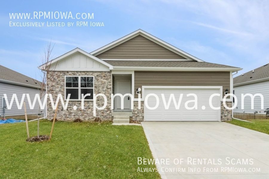 NEW CONSTRUCTION!! 4 Bedroom, 3 Bathroom H... House for Rent in Waukee, IA
