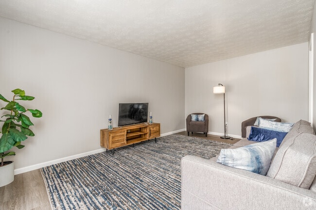 2BR, 1BA - 750SF - Living Room - Summit Park Apartments