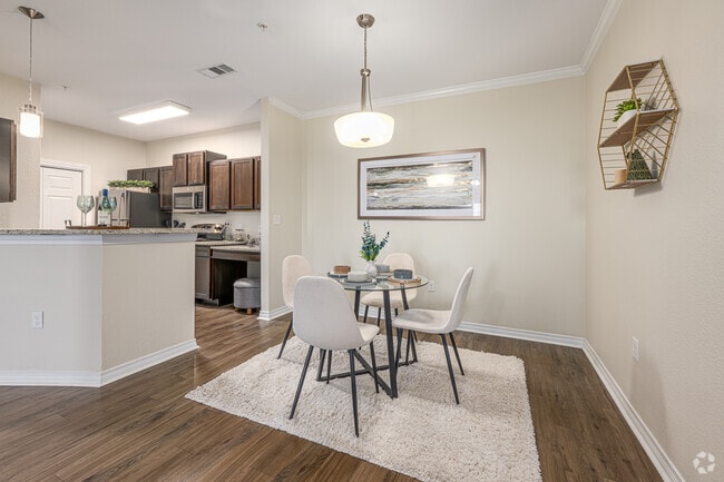 The Pelican 2BR, 2BA - 1,087SF - Dining Room - Belmere Luxury Apartments