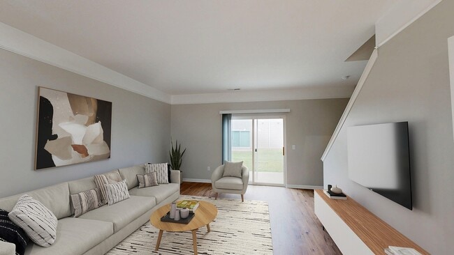 Living Room with Natural Light - Hilliard Summit Apartments