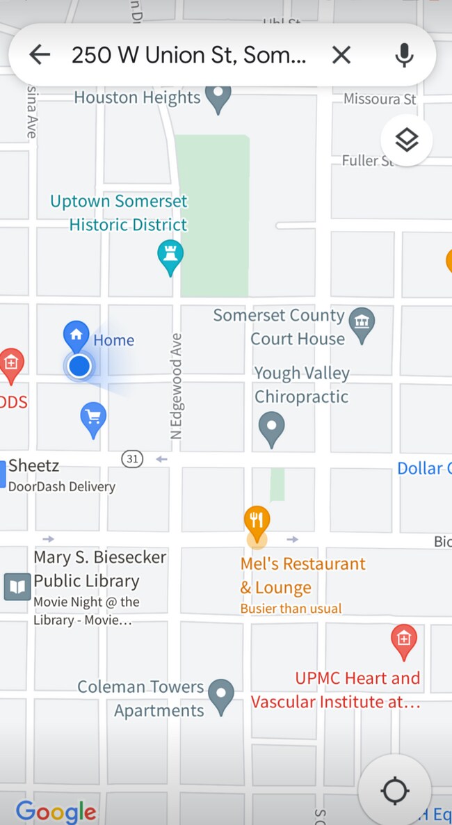 Convenient to hospital, cancer center, turnpike, shopping, etc - 250 W Union St