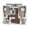 B2 - 2 Bedroom 2 Bath 