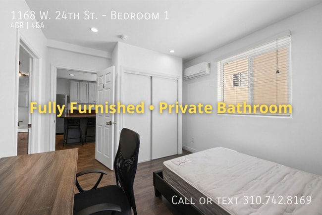 Photo - 1168 W. 24th St.-Bedroom 1 Apartment