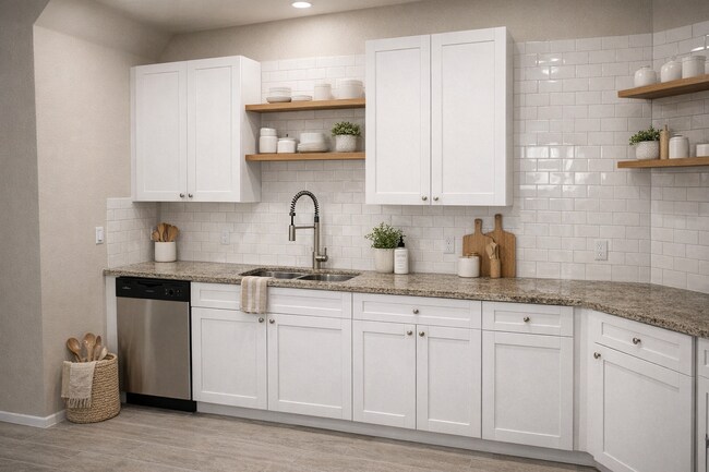 Cocina con mobiliario con inteligencia artificial - 7952 Blue St