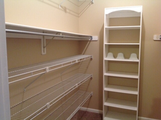 large walk in master closet - 4245 S Granby St