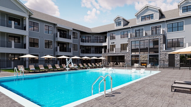 Piscina de temporada - The Homestead at Underhill Farms