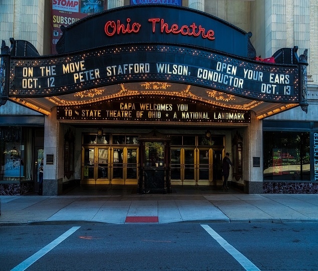 The historic Ohio Theatre hosts concerts and more