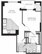 1 Bedroom- 620