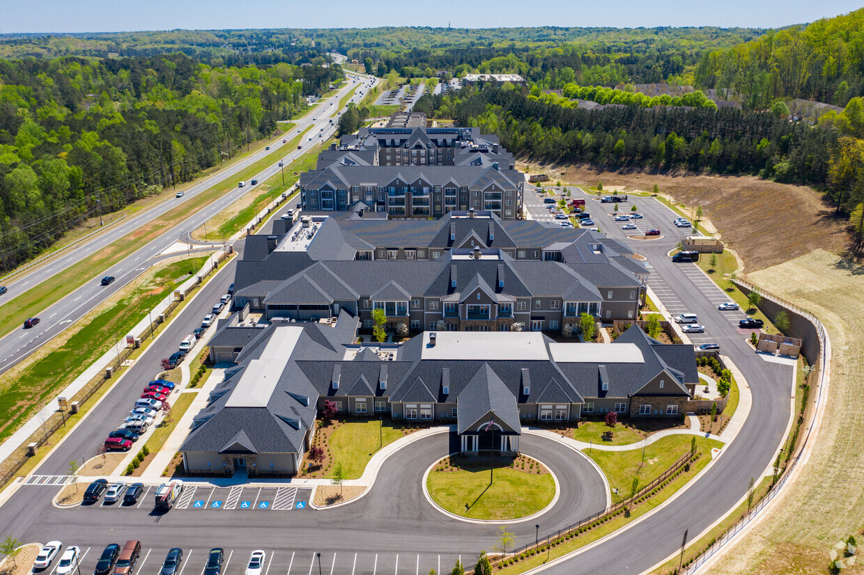 Aerial Photo - Holbrook Woodstock