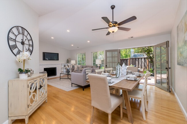 Family room and dining area - 1105 Shady Creek Pl