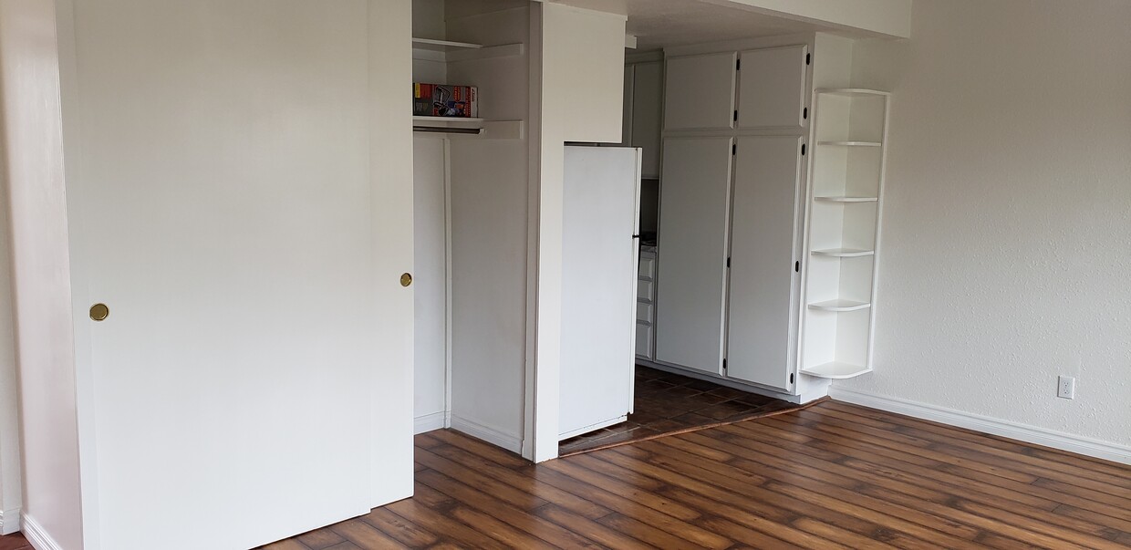 View of closet next to kitchen - 18718 Brookhurst St