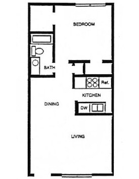 1HAB/1BA - Forest Park Village