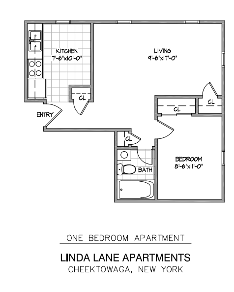 1HAB/1BA - Linda Lane Apartments