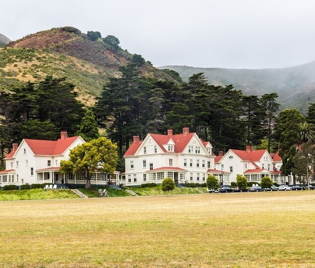 Sausalito is home to Cavallo Point, a resort located on the former Fort Baker military base