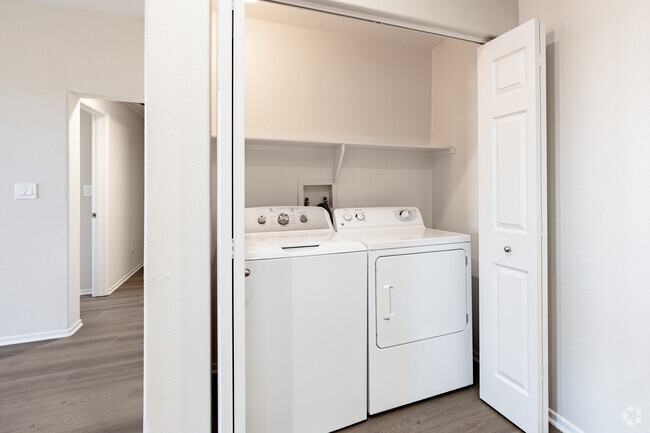 2 BR, 2 BA - 1,050 SF - Laundry Room - Villaggio at La Quinta