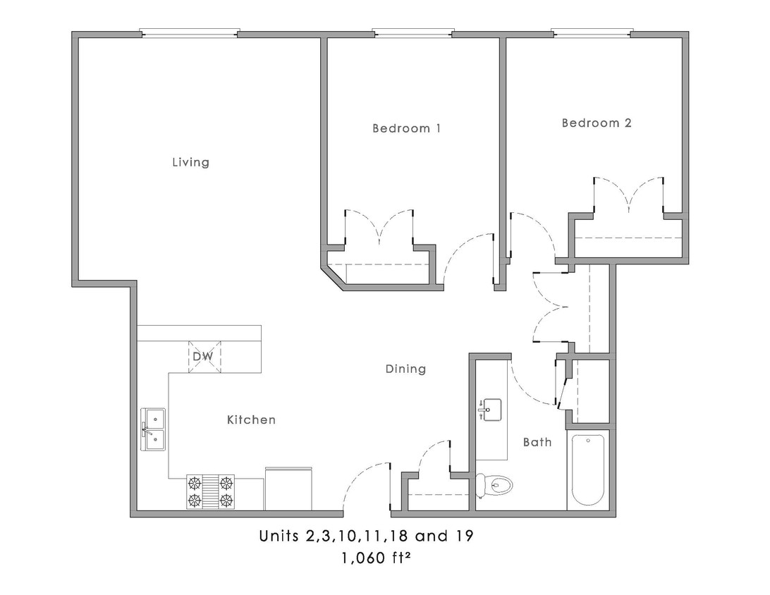 Floorplan - College Avenue Apartments