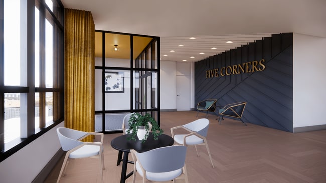 Entryway - Five Corners Apartments