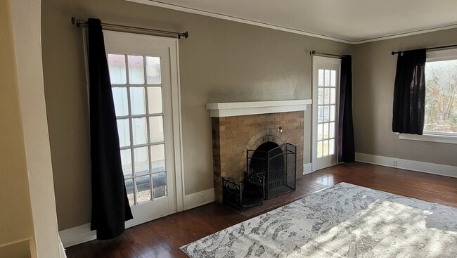 living room with fireplace - 22 N 9th Ave