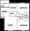 2 Bedroom