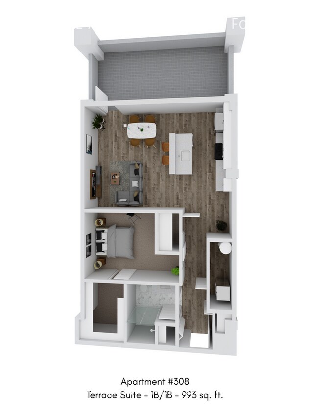 Foto del edificio - Exhibit A2 Apartments - 212 S. Fourth -The Terrace Suite - 1 Bed/1 Bath