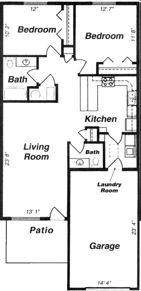 2HAB/1.5BA - Apple Blossom Carriage Homes