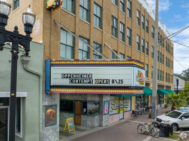 You can catch a movie at the Sun-Ray Cinema