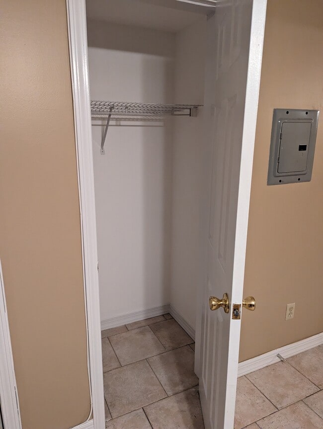 Coat Closet next to apartment entrance - 111 Hancock Ave