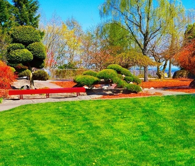 The Japanese Garden in nearby Point Defiance Park