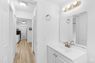 2 BR, 1 BA - 725SF - Bathroom - Miami Shores Luxury Apartments