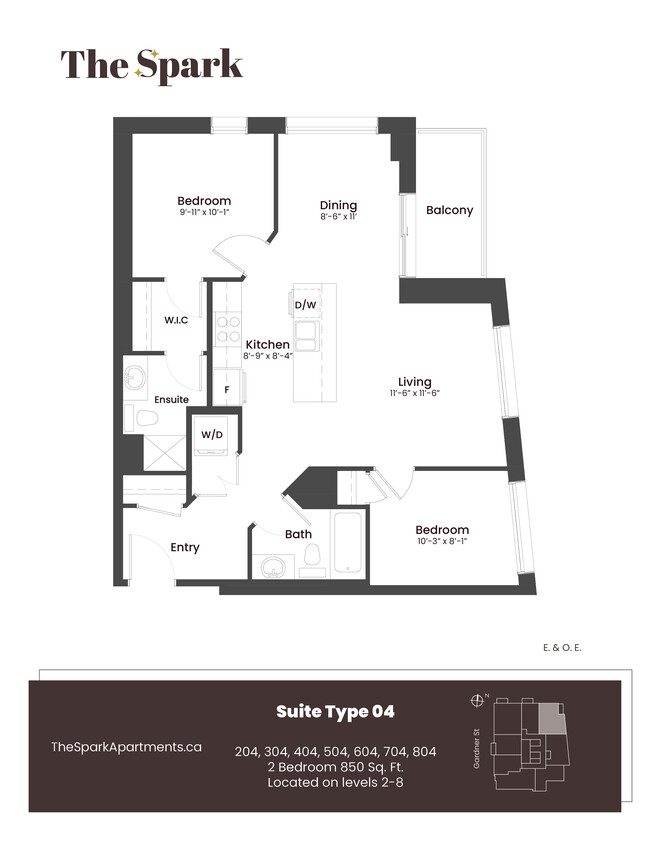 Building Photo - 2 Bedroom Unit with Balcony | 850 sq ft