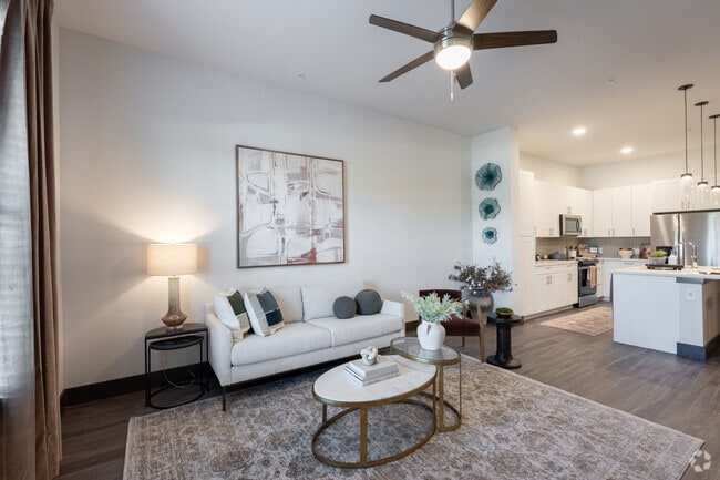 1BR, 1BA - 773SF - Living Room - Harden at Public Market