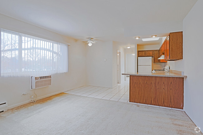 1HAB, 1BA - Sala de estar - Park Place Apartments