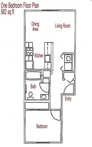 1BR/1BA - Mountainside Apartment Homes