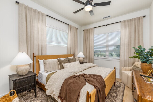 1BR, 1BA - 685SF - Bedroom - The Dalton