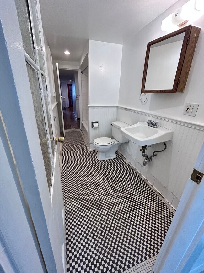 En suite bathroom with 2nd door for guest use - 308 16th St