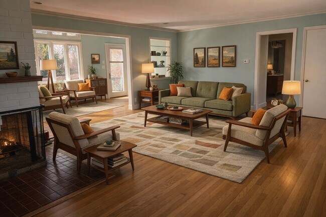 Sala de estar - 3707 Manton Dr