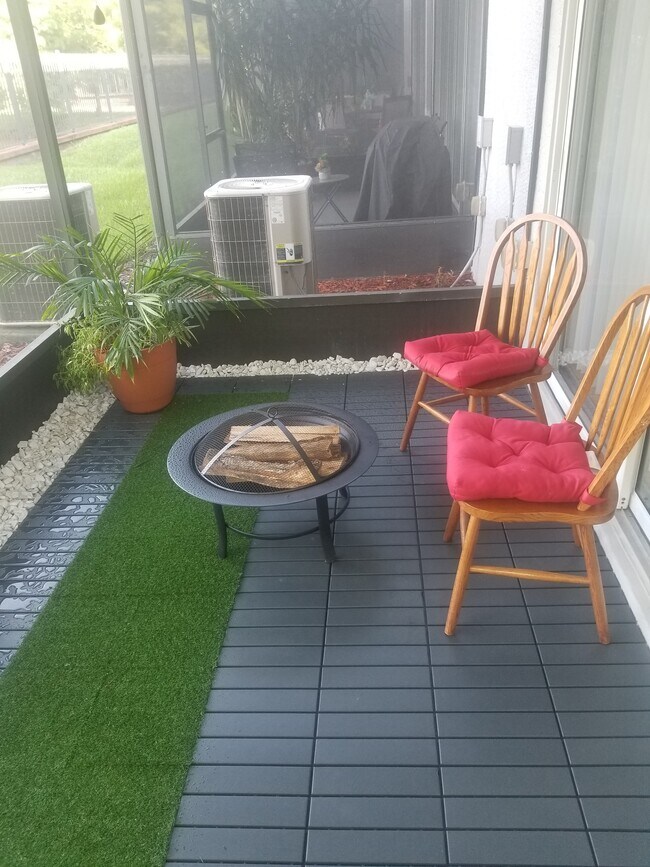 Rear Patio- Overview - 5204 Hawkstone Dr
