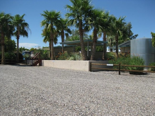 En el exterior de la zona de la piscina - Desert View RV Resort