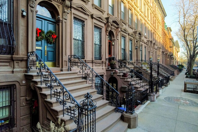 Central Harlem brownstones