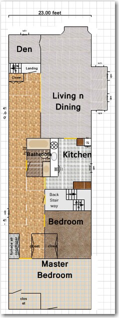 Plano de planta - 2128 W Evergreen Ave