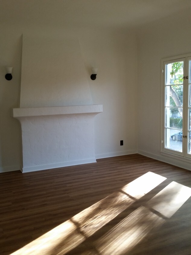 fireplace, south wall - 1102 S Bedford St