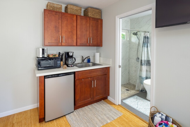 Kitchenette (we recently added a larger fridge not showing on this picture) - 811 N Kalaheo Ave