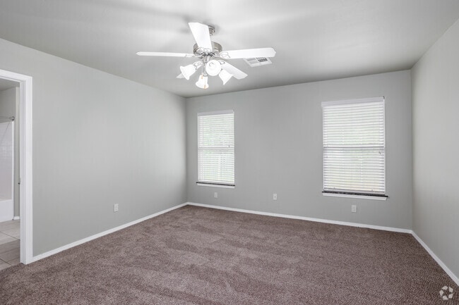 3BR, 2BA - 1375SF - Primary Bedroom - Cedar Hollow Family