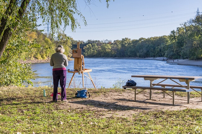 The river is perfect for both recreation and creative musings.